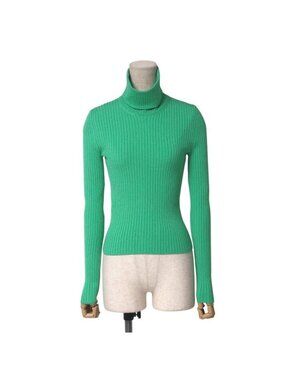 Gucci Sweater Size XS Turtleneck Ribbed Knit None Long Sleeves